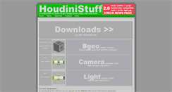 Desktop Screenshot of houdinistuff.com