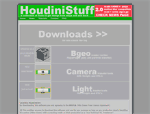 Tablet Screenshot of houdinistuff.com